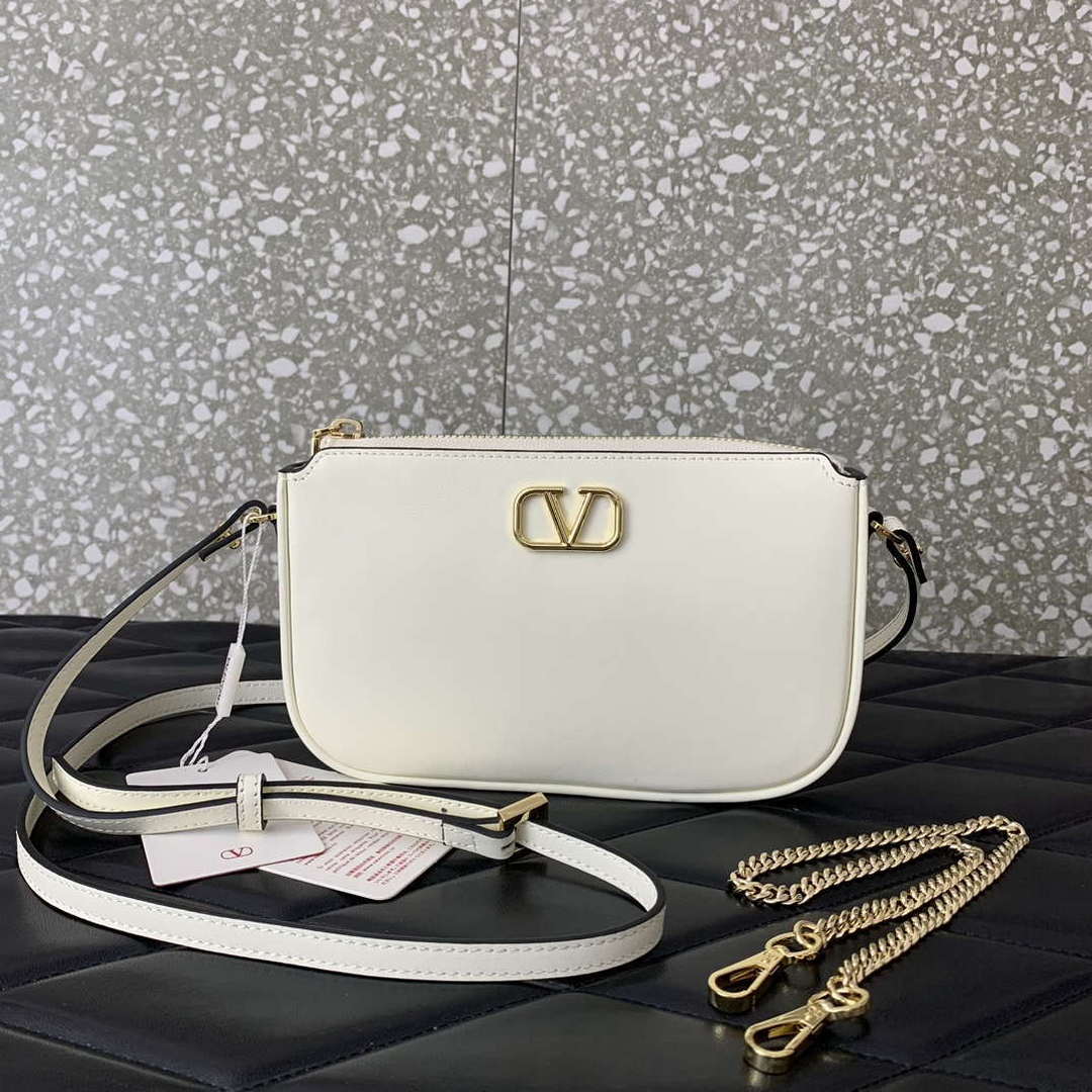 Valentino 079 VLOCO SIGNATURE CALFSKIN LEATHER BAG