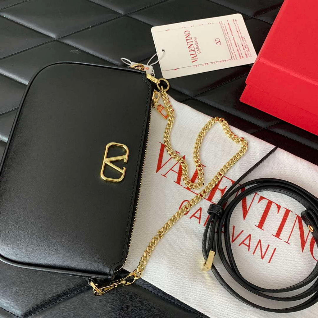 Valentino 079 VLOCO SIGNATURE CALFSKIN LEATHER BAG
