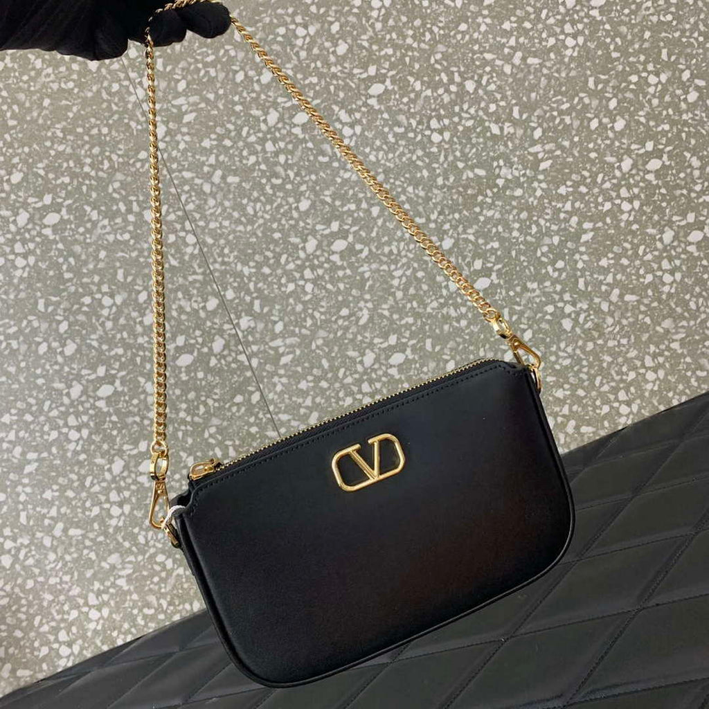 Valentino 079 VLOCO SIGNATURE CALFSKIN LEATHER BAG