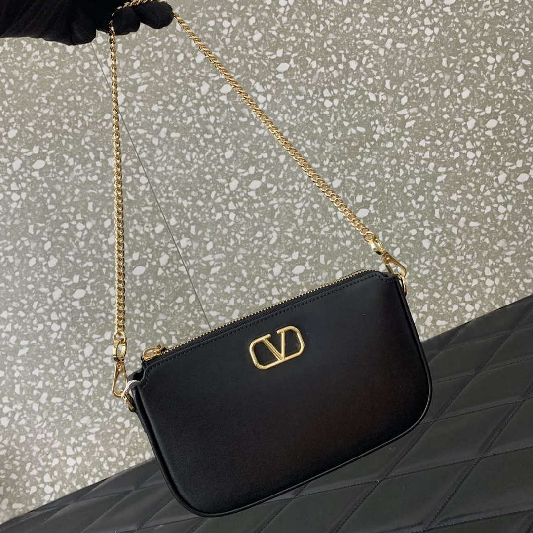 Valentino 079 VLOCO SIGNATURE CALFSKIN LEATHER BAG
