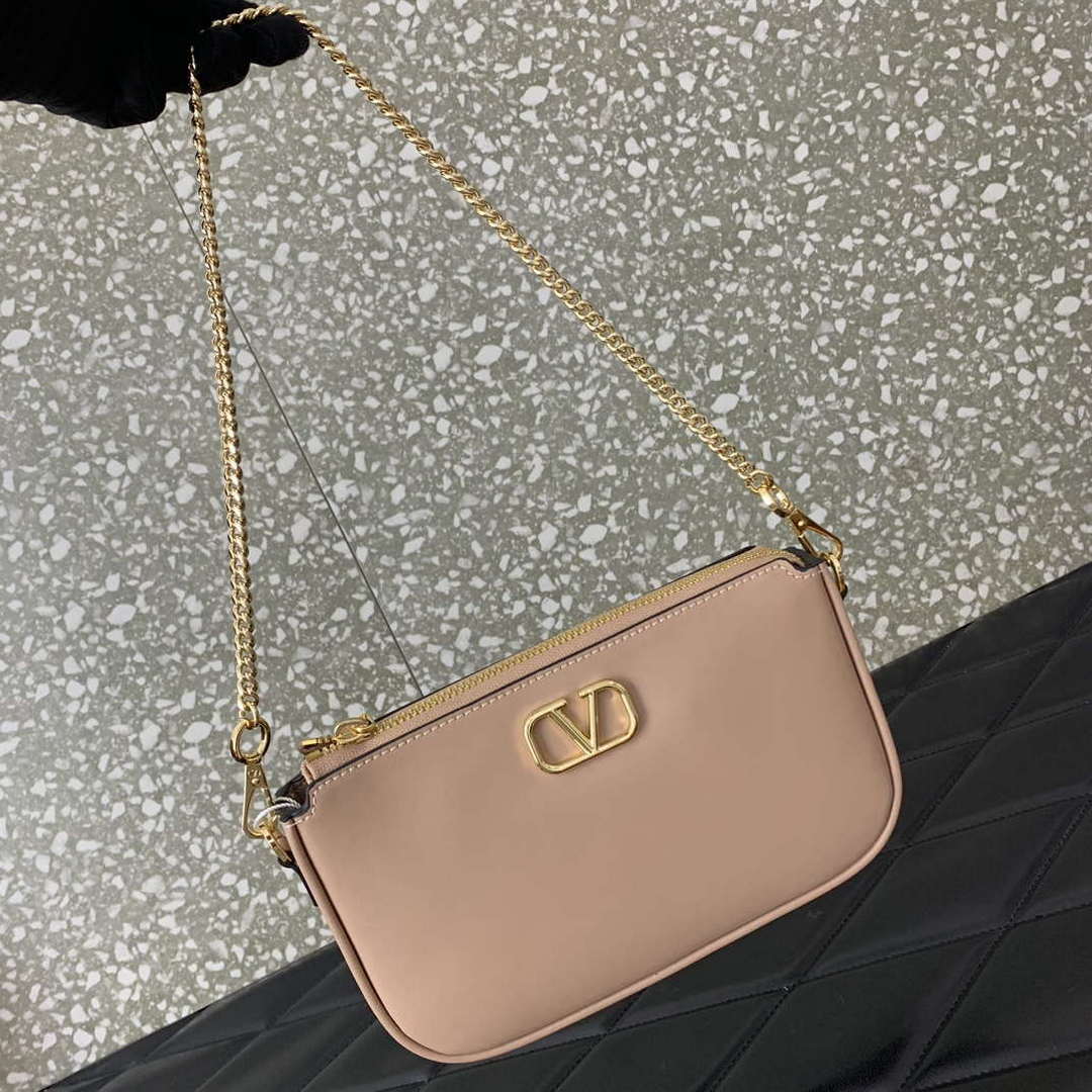 Valentino 079 VLOCO SIGNATURE CALFSKIN LEATHER BAG