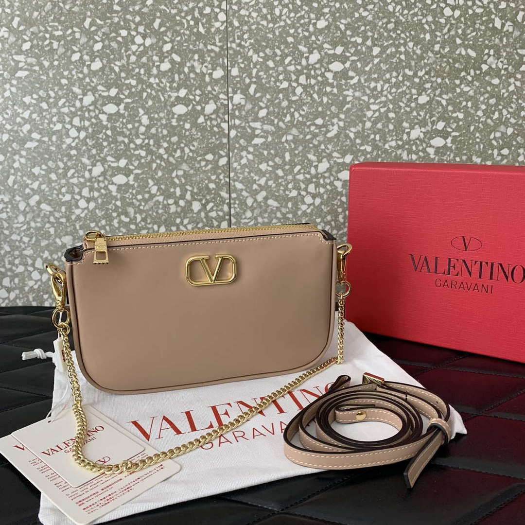 Valentino 079 VLOCO SIGNATURE CALFSKIN LEATHER BAG
