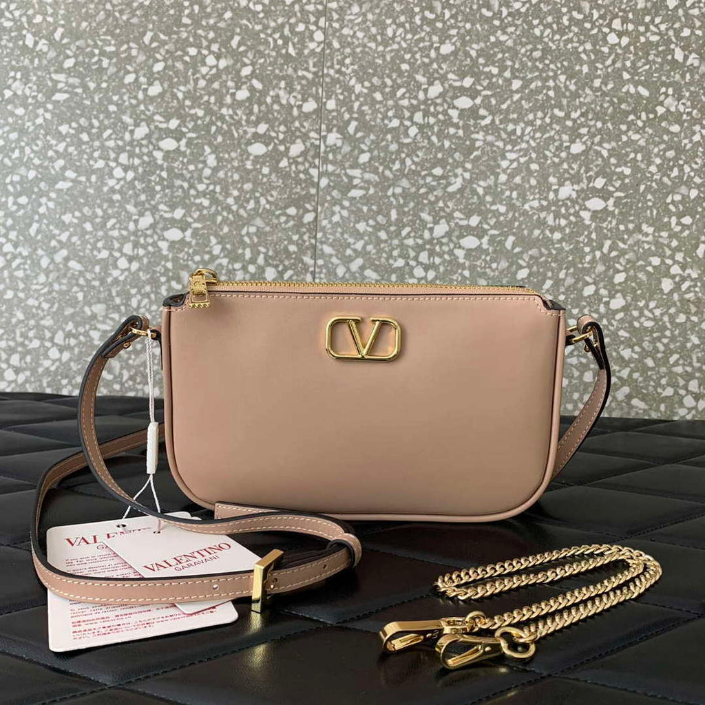 Valentino 079 VLOCO SIGNATURE CALFSKIN LEATHER BAG