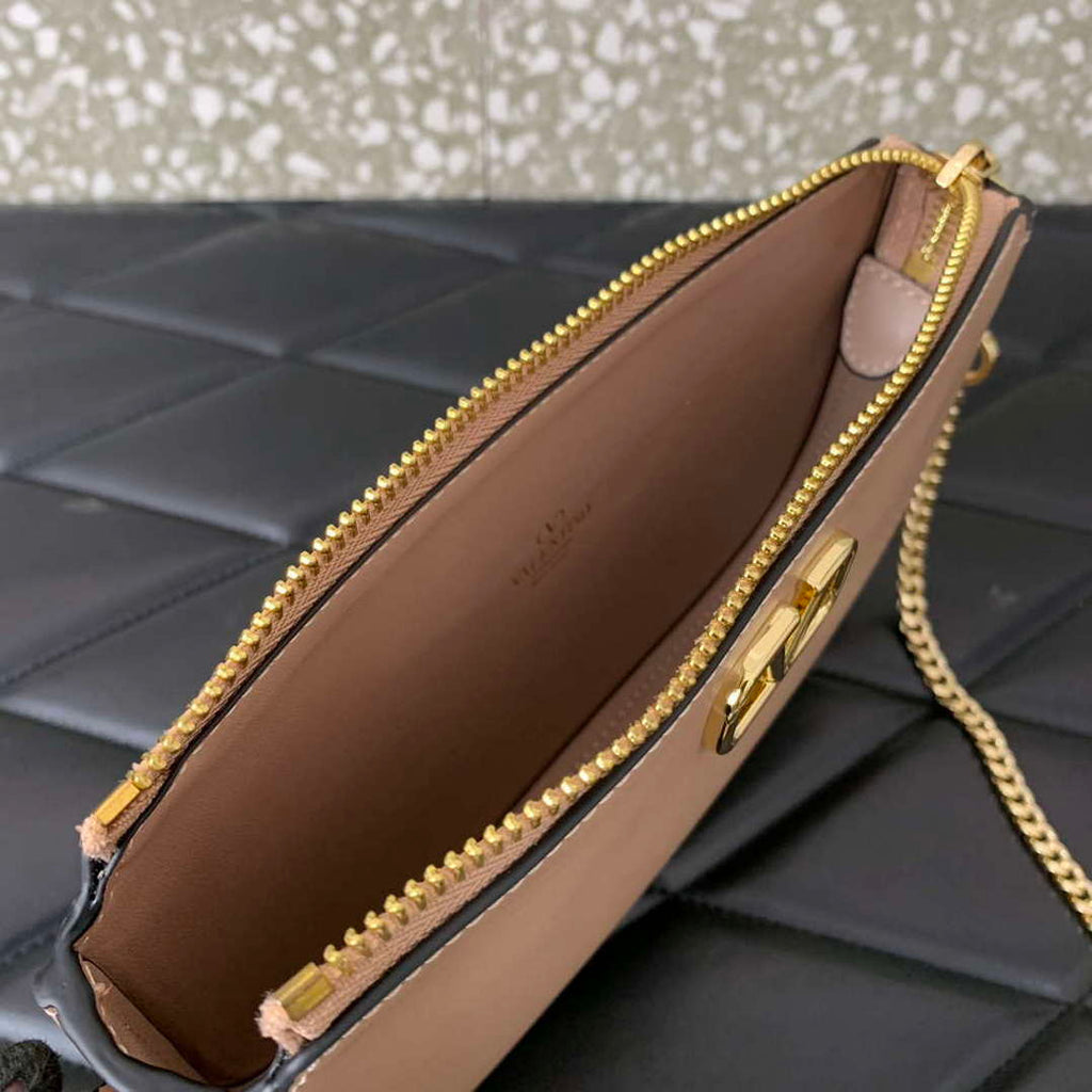 Valentino 079 VLOCO SIGNATURE CALFSKIN LEATHER BAG