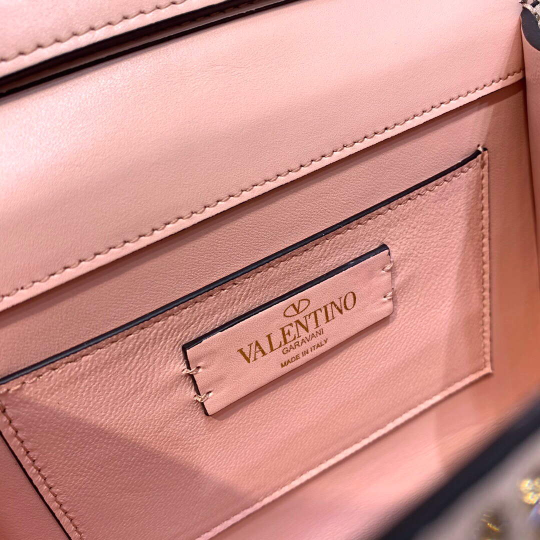 Valentino 1W2B0G97TZA0FO Vsling Mini Handbag With Sparkling Embroidery Pink