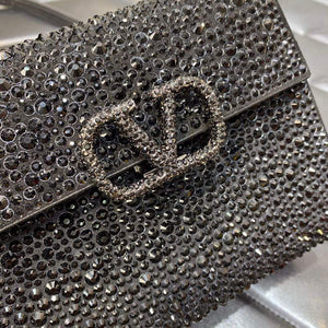 Valentino 1W2B0G97TZA0FO Vsling Mini Handbag With Sparkling Embroidery Black - Default Title - View 4