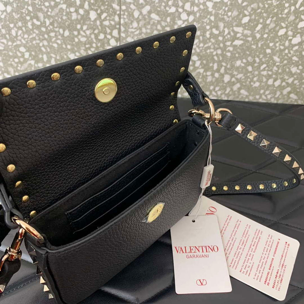 Valentino 3w2p0w07vsh Mini Bag Women Valentino Garavani Black with Black Gold