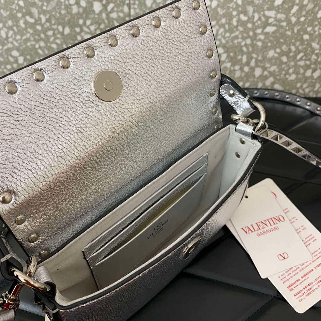 Valentino 3w2p0w07vsh Mini Bag Women Valentino Garavani Silver