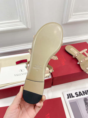 Valentino 3W2S0C49VOD Rockstud Flat Slide Sandal V98830 - US 4=Euro 35 - View 9