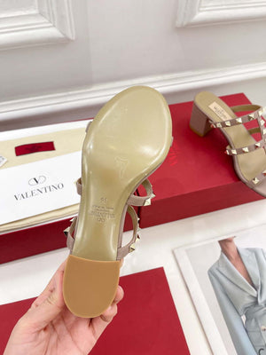 Valentino 3W2S0C47VOD Rockstud Flat Slide Sandal V98831 60 MM - US 4=35 - View 9