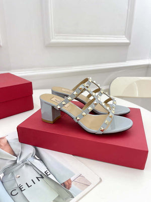 Valentino 3W2S0C47VOD Rockstud Flat Slide Sandal V98832 60 MM - US 4=35 - View 4