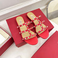 Valentino 3W2S0C49VOD Rockstud Flat Slide Sandal V98834 - US 4=Euro 35 - View 1