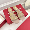 Valentino 3W2S0C49VOD Rockstud Flat Slide Sandal V98836 - US 4=Euro 35 - View 1