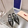 Valentino 4W0S0IZ2ACT Rockstud Wispy Calfskin Mule 20MM V10092 - 60MM / US 4=Euro 35 - View 1