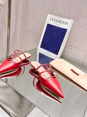 Valentino 4W0S0IZ2ACT Rockstud Wispy Calfskin Mule 20MM V10094 - US 4=Euro 35 - View 4