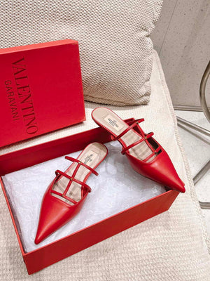 Valentino 4W0S0IZ2ACT Rockstud Wispy Calfskin Mule 20MM V10094 - US 4=Euro 35 - View 5
