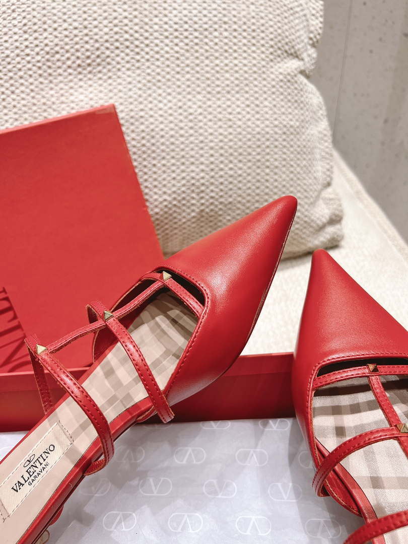 Valentino 4W0S0IZ2ACT Rockstud Wispy Calfskin Mule 20MM V10094