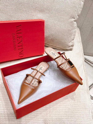 Valentino 4W0S0IZ2ACT Rockstud Wispy Calfskin Mule 20MM V10095 - US 4=Euro 35 - View 5