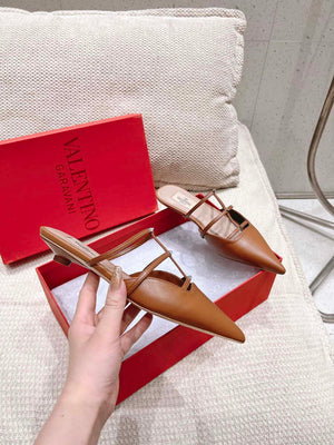Valentino 4W0S0IZ2ACT Rockstud Wispy Calfskin Mule 20MM V10095 - US 4=Euro 35 - View 6