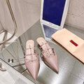 Valentino 4W0S0IZ2ACT Rockstud Wispy Calfskin Mule 20MM V10096 - US 4=Euro 35 - View 1
