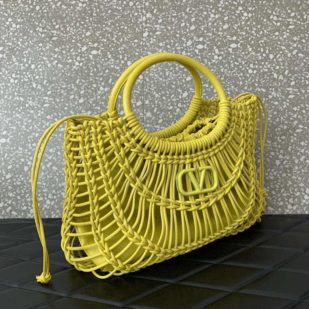 Valentino 4W2B0M97FHM-GH9 Valentino Garavani Tote Bag Yellow