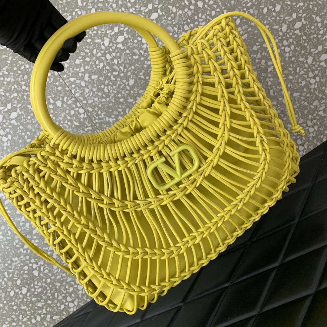 Valentino 4W2B0M97FHM-GH9 Valentino Garavani Tote Bag Yellow