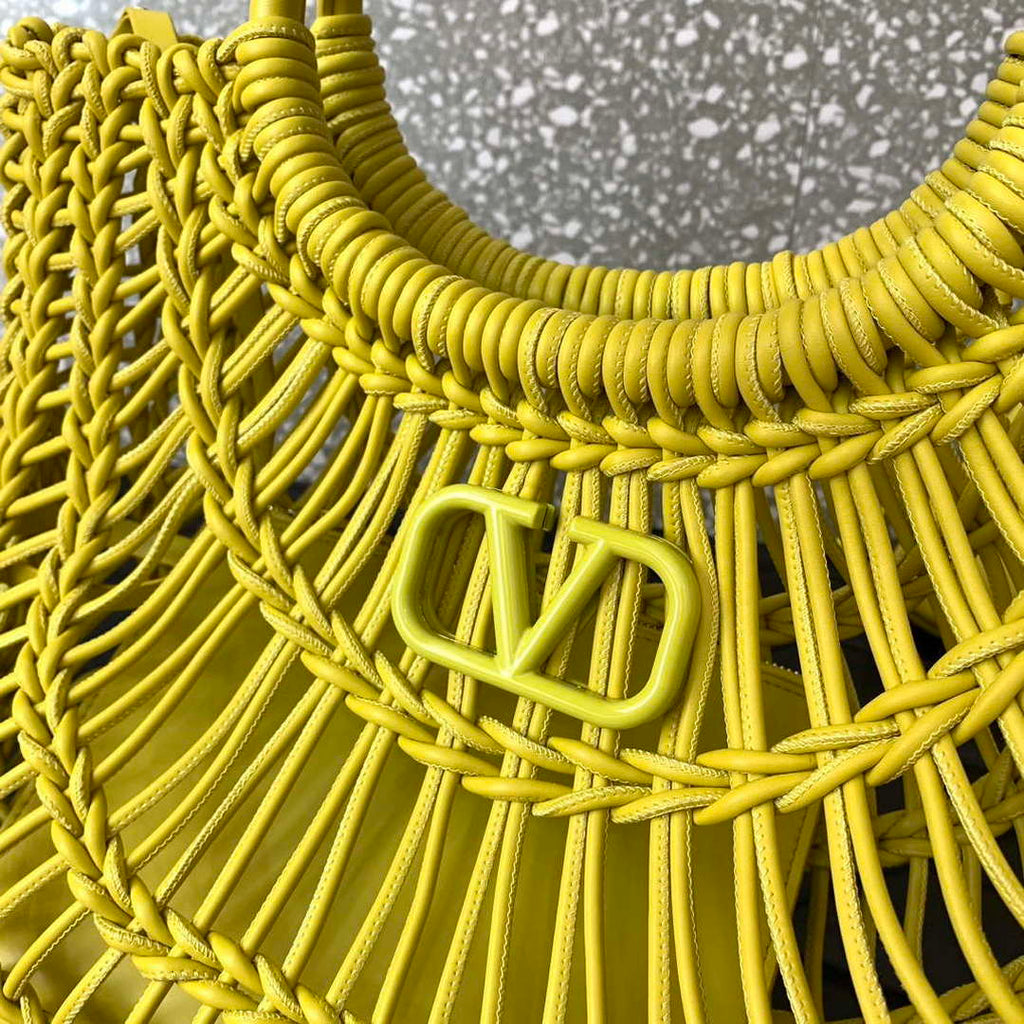 Valentino 4W2B0M97FHM-GH9 Valentino Garavani Tote Bag Yellow