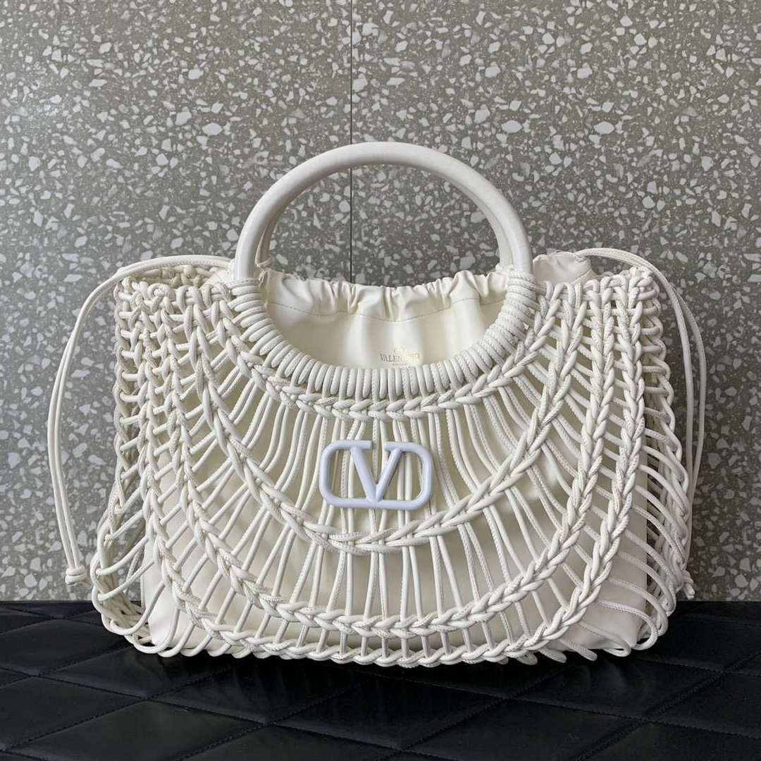 Valentino 4W2B0M97FHM-GH9 Valentino Garavani Tote Bag White