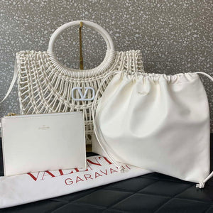 Valentino 4W2B0M97FHM-GH9 Valentino Garavani Tote Bag White - Default Title - View 5