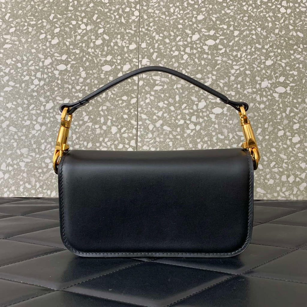 Valentino 4W2P0Z28IFI_P16 Valentino Garavani Mini Loco calfskin bag with crystals Black