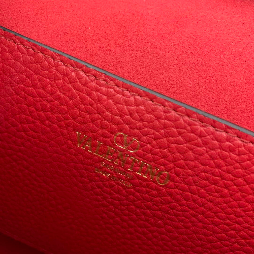 Valentino 5W2B0181VSF_0NO Small Rockstud Grainy Calfskin Crossbody Bag