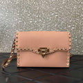 Valentino 5W2B0181VSF_0NO Small Rockstud Grainy Calfskin Crossbody Bag