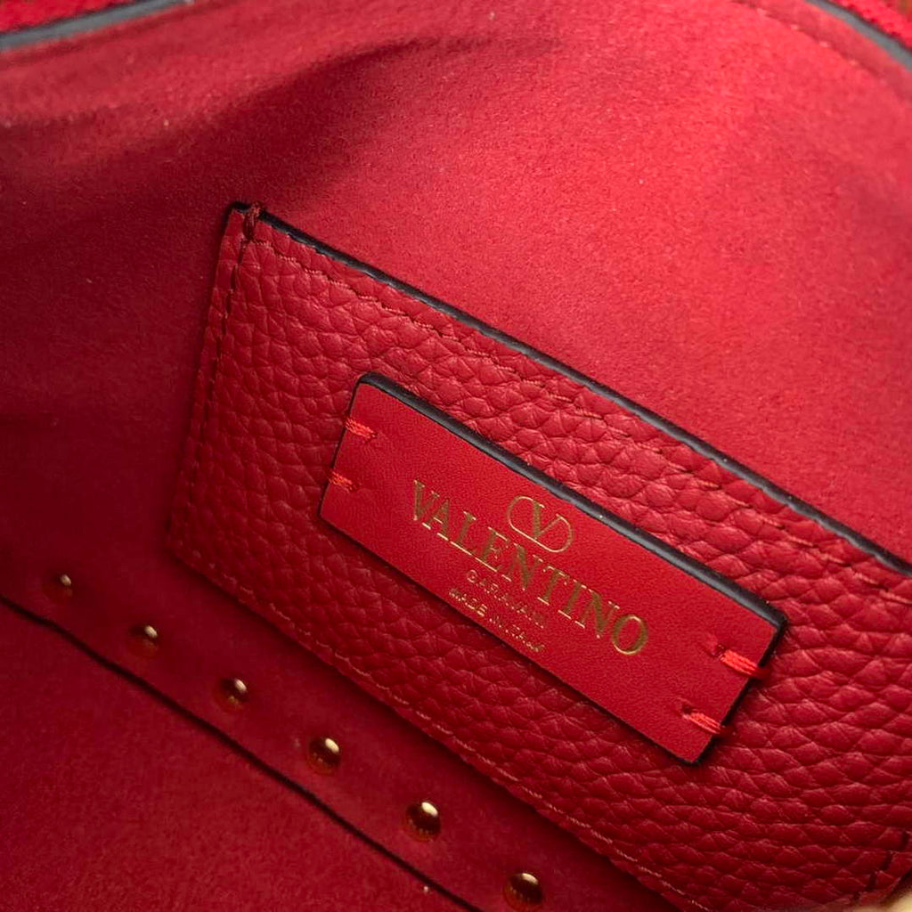 Valentino 5W2B0J47VSF_0NO Small Rockstud Grainy Calfskin Crossbody Bag 0311