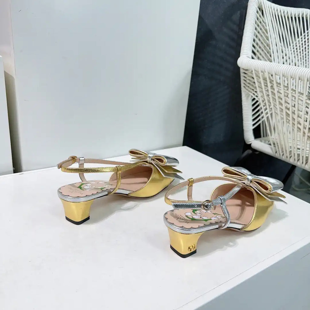 Valentino 6W2S0LB6QLJ_R1U  Bowow Slingback Pumps In Lambskin 45MM V98922