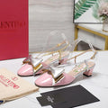 Valentino 6W2S0LB6QLJ_R1U  Bowow Slingback Pumps In Lambskin 45MM V98924