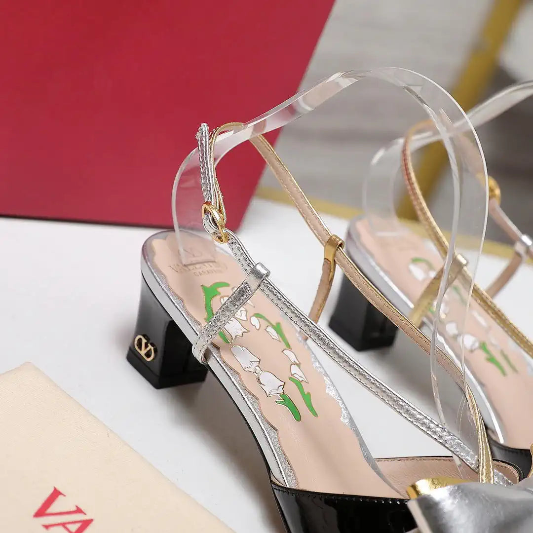 Valentino 6W2S0LB6QLJ_R1U  Bowow Slingback Pumps In Lambskin 45MM V98929