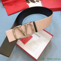Valentino Belts Designer Valentino Buckle Leisure Belt Wide 7.0CM V00831 - '--Please Select-- - View 1