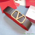 Valentino Belts Designer Valentino Buckle Leisure Belt Wide 7.0CM V00836 - '--Please Select-- - View 1