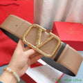 Valentino Belts Designer Valentino Buckle Leisure Belt Wide 7.0CM V00845 - '--Please Select-- - View 1