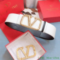 Valentino Belts Designer Valentino Buckle Leisure Belt Wide 7.0CM V00848 - '--Please Select-- - View 1