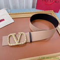 Valentino Belts Designer Valentino Buckle Leisure Belt Wide 7.0CM V00865 - '--Please Select-- - View 1