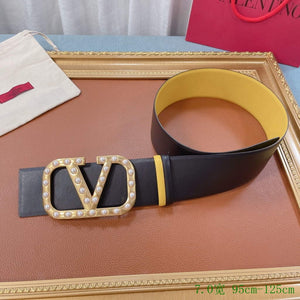 Valentino Belts Designer Valentino Buckle Leisure Belt Wide 7.0CM V00823 - '--Please Select-- - View 10