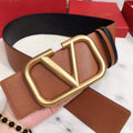 Valentino Belts Designer Valentino Buckle Leisure Belt Wide 7.0CM V00884 - '--Please Select-- - View 1