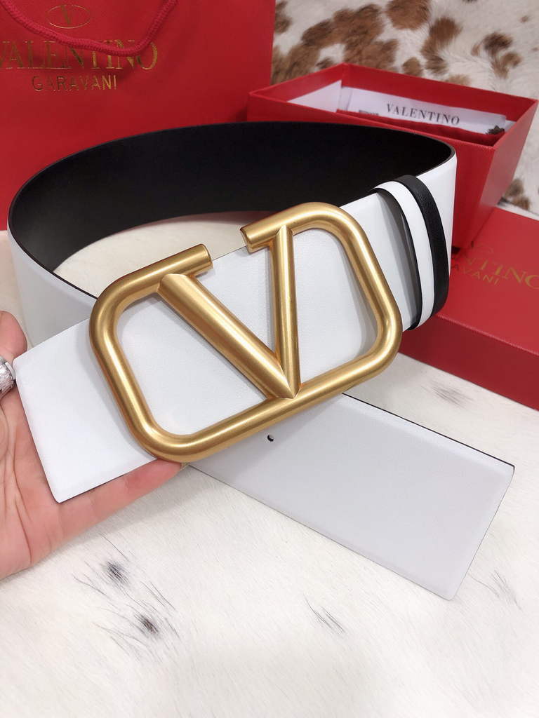 Valentino Belts Designer Valentino Buckle Leisure Belt Wide 7.0CM V00823