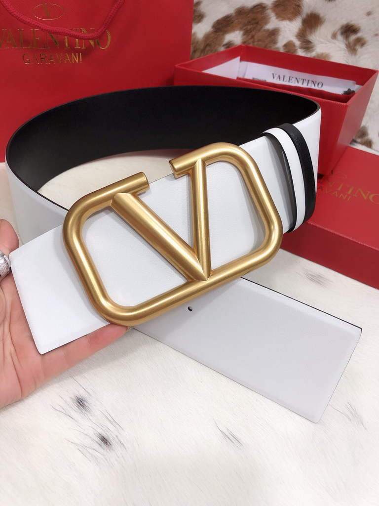 Valentino Belts Designer Valentino Buckle Leisure Belt Wide 7.0CM V00886 - '--Please Select-- - View 1