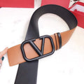 Valentino Belts Designer Valentino Buckle Leisure Belt Wide 7.0CM V00887 - '--Please Select-- - View 1