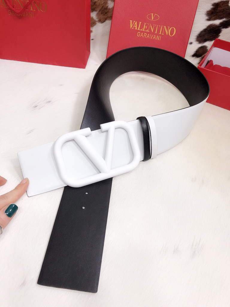 Valentino Belts Designer Valentino Buckle Leisure Belt Wide 7.0CM V00890 - '--Please Select-- - View 1