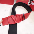 Valentino Belts Designer Valentino Buckle Leisure Belt Wide 7.0CM V00891 - '--Please Select-- - View 1