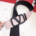 Valentino Belts Designer Valentino Buckle Leisure Belt Wide 7.0CM V00894 - '--Please Select-- - View 1