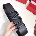 Valentino Belts Designer Valentino Buckle Leisure Belt Wide 7.0CM V00895 - '--Please Select-- - View 1